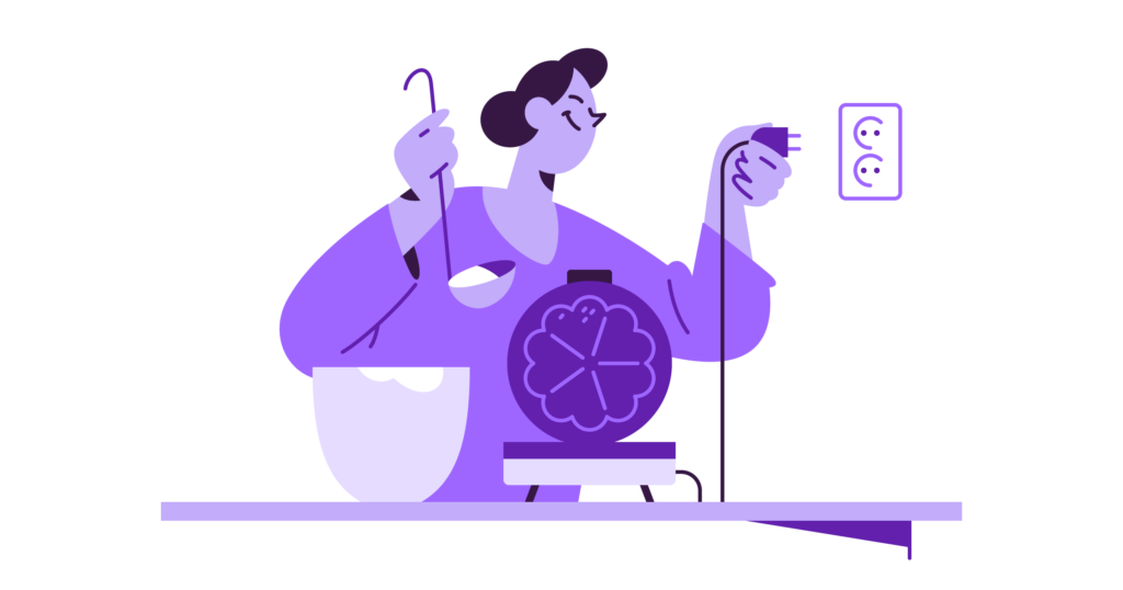 Illustrasjon str&oslash;mst&oslash;tte